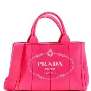 Prada Canapa Convertible Shopping Tote #220917P77B